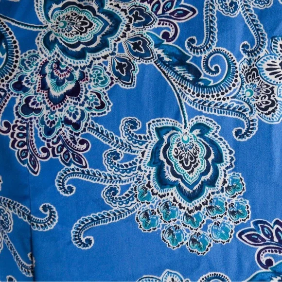 Chaps Floral Paisley Women's Button Down 2X - Picture 3 of 7